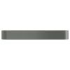 Garden Raised Bed Powder-coated Steel 199.6"x39.4"x26.8" Gray