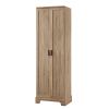 Storage Cabinet with Two Doors for Bathroom, Office, Adjustable Shelf, MDF Board